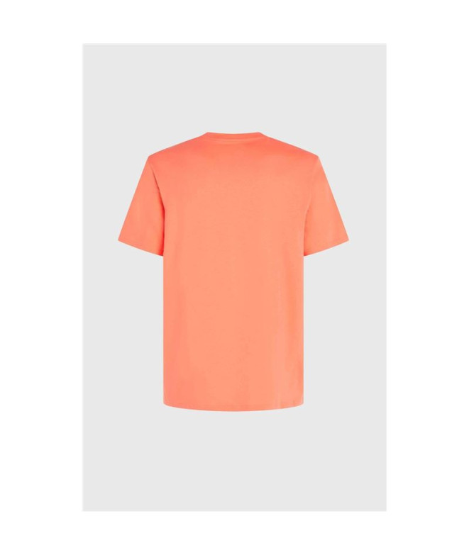 T-shirt O'Neill Jack Neon Living Coral Homme