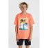 Camiseta O'Neill Jack Neon Living Coral Homem