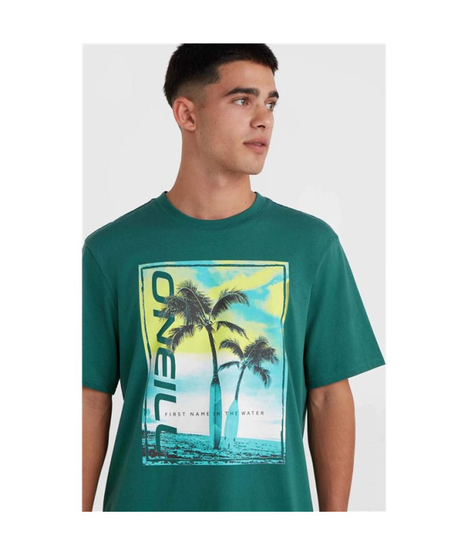T-shirt O'Neill Jack Neon Living Vert Homme