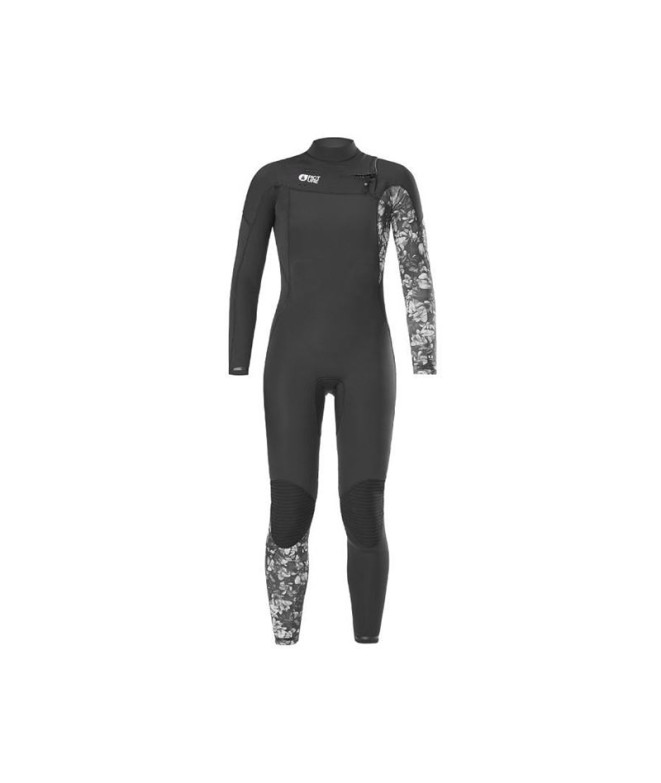 Neopreno de Surf Picture Equation W3/2Fz Negro/Blanco Mujer