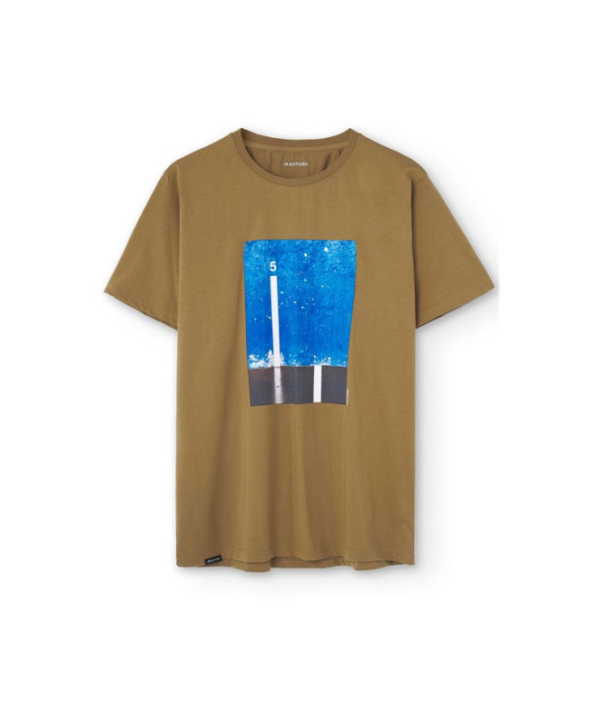 T-shirt Astore Colton Camel Homme