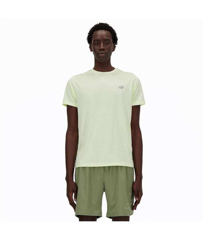 Camiseta New Balance Sport Essentials Hombre Amarillo