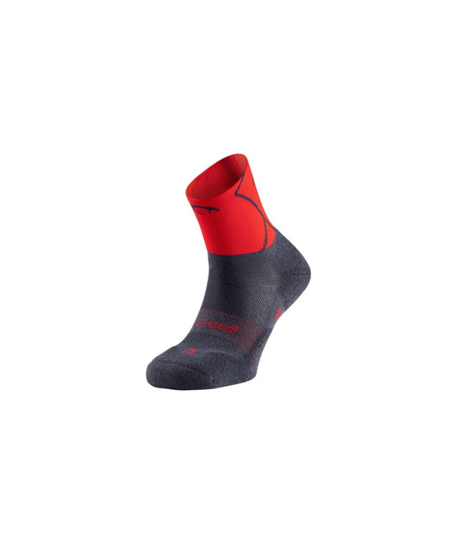 Calcetines de Trail Lurbel Track Four Marengo/Rojo