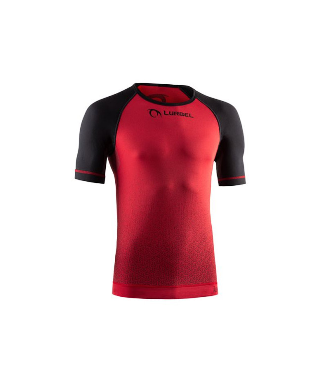 Camiseta de Trail Lurbel Spirit Short Sleeves Vermelho/Preto