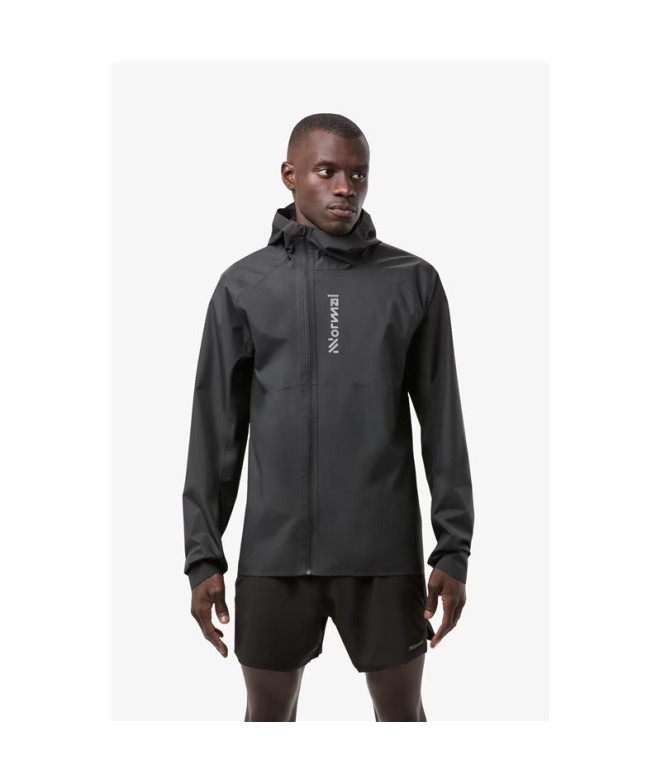 Casaco de Trail Nnormal Rain Homem Preto
