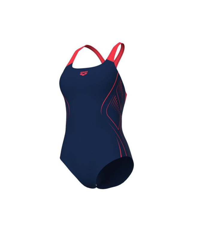 Maillot de bain de Natation Arena Reflecting Femme Navy/