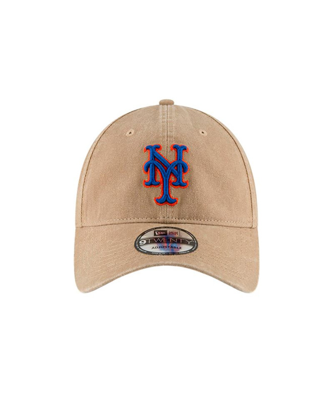 Boné New Era Mlb Core Classic 2 0 New York Mets 9TWENTY Bege/Cáqui