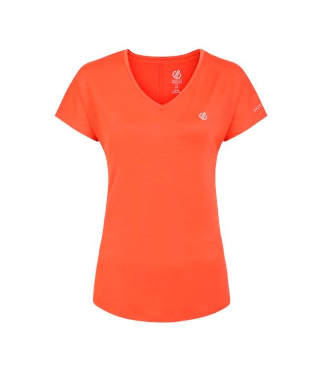 Camiseta de Ciclismo Dare to Be Vigilant Mujer Naranja
