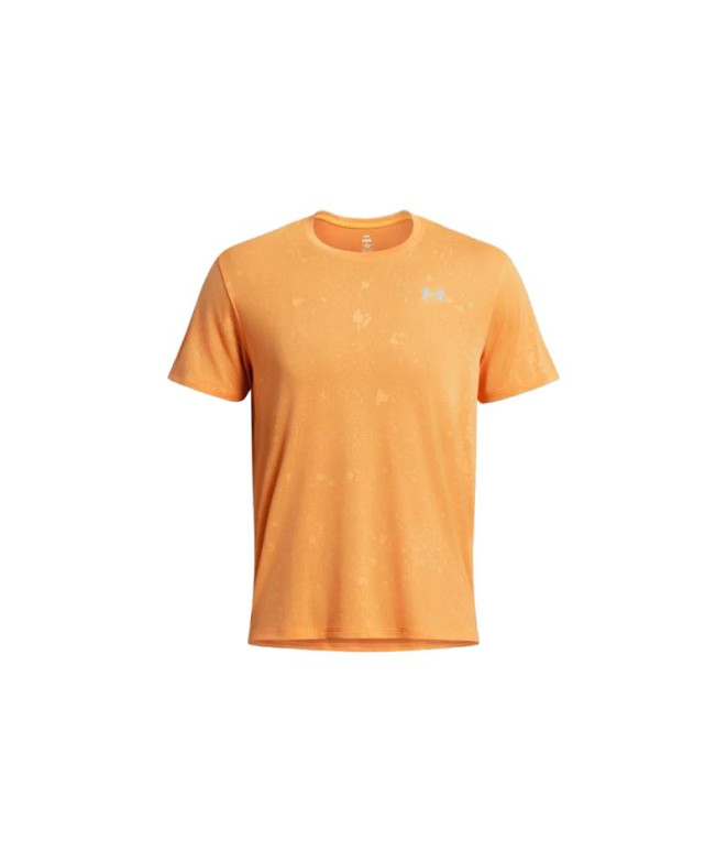 T-shirt Running Under Armour Homme de Launch Splatter Orange