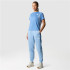 Camiseta de Montanha The North Face Ma S/S Mulher Azul