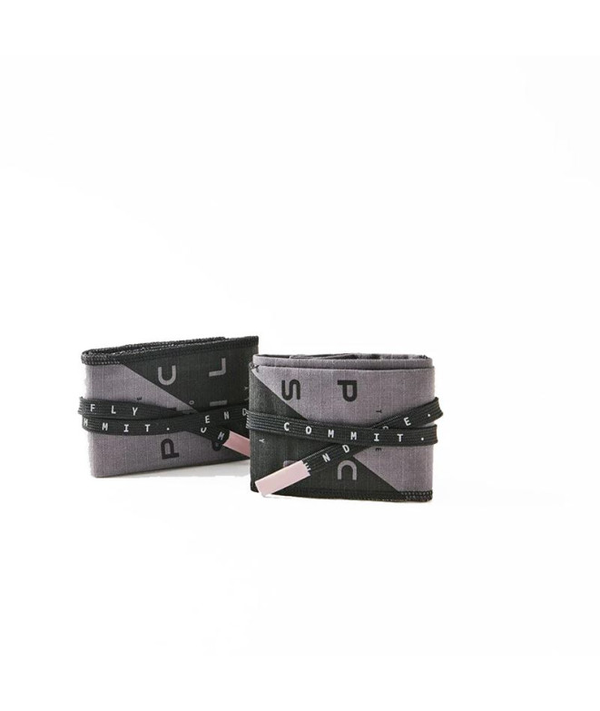 Muñequeras Piscil de tela ajustable Morado