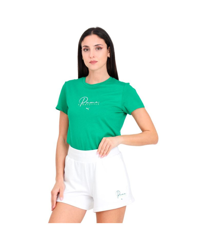 T-shirt Puma Blank Green
