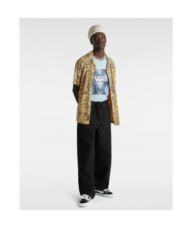 Camiseta Vans Classic Print Box Azul Hombre