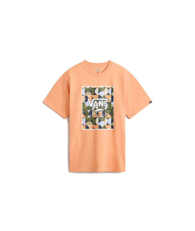 Camiseta Vans Caixa Classic Print Coral Homem