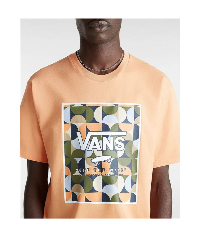 T-shirt Vans Boîte classique imprimée Corail Homme