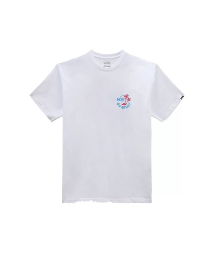 T-shirt Vans Classic Mini Dual Palm Blanc Homme T-shirt Vans Classic Mini Dual Palm Blanc Homme