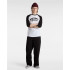 T-shirt Vans Style 76 Raglan Blanc/Noir Homme