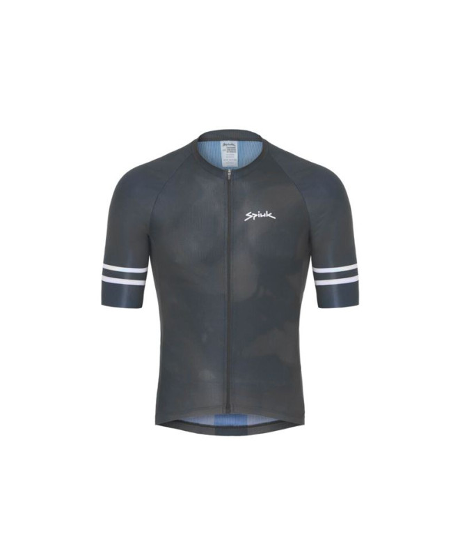 Maillot de ciclismo Spiuk MC All Terrain Gravel Hombre Negro