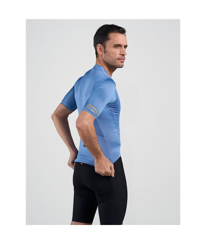 cyclisme Spiuk Homme Maillot MC Profit Summer Blue