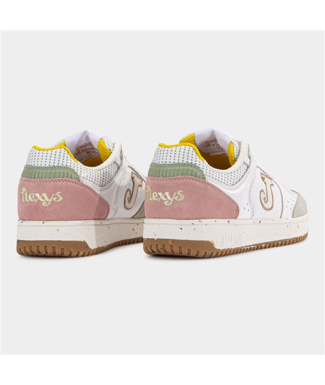 Chaussures Joma C.Flexys 2402 Blanc Rose Femme