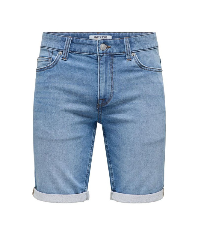 Calça Only & Sons Onsply Blue 8584 Ganga azul Homem