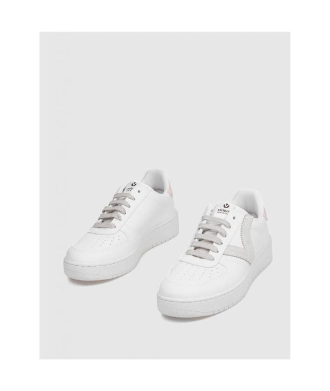Zapatillas Victoria Madrid Efecto Piel Gris