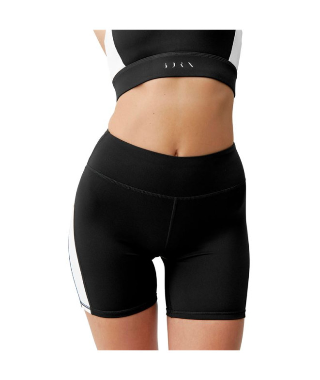 Mallas Born Living Yoga Latika Negro/Blanco Mujer
