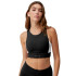 Top Yoga Born Living Latika Preto/Branco Mulher
