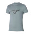 T-shirt by Fitness Mizuno RB Logo Gris Homme