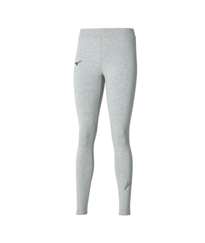 Collants de Fitness Mizuno Legging Gris Femme