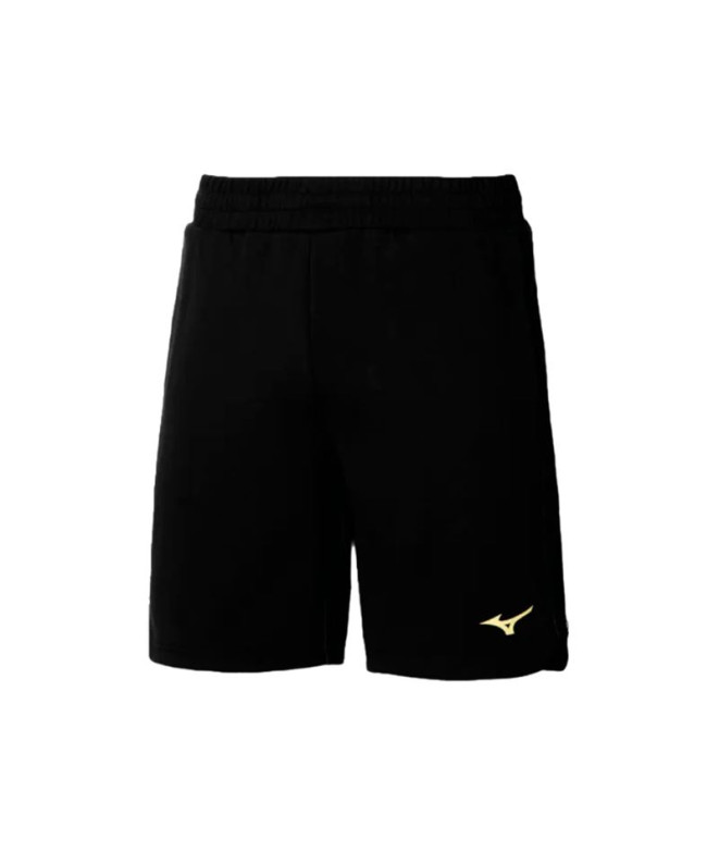 Calça De Fitness Mizuno Meia de Malha Athletics Homem Preto