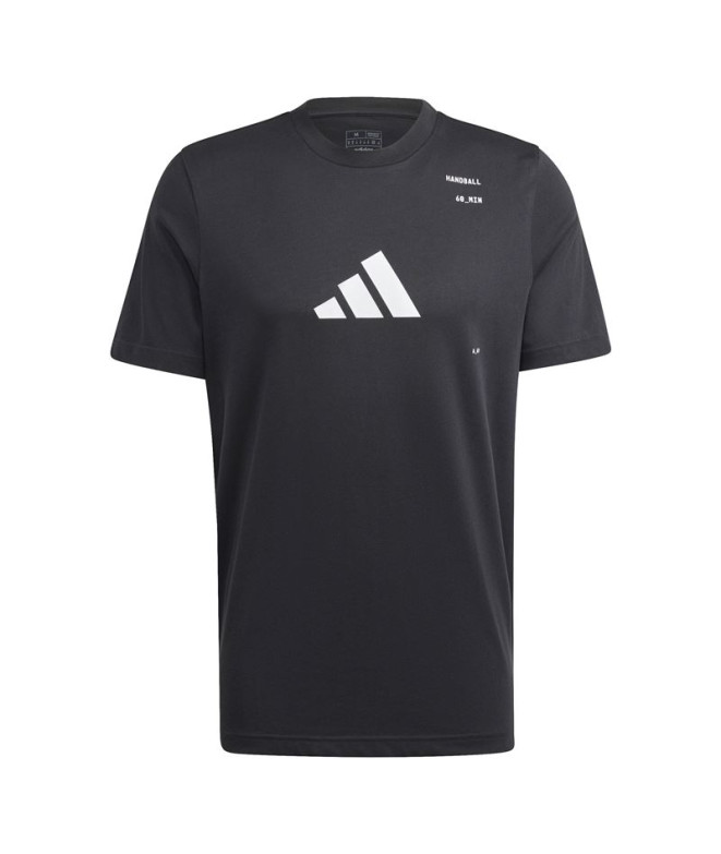 Camiseta de Andebol adidas Hb Cat G Homem Preto