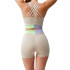 Top Born Living Yoga Kalinda Beige Mulher