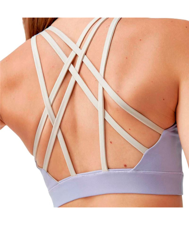 Top Born Living Yoga Navani Bege/Lavanda Mulher