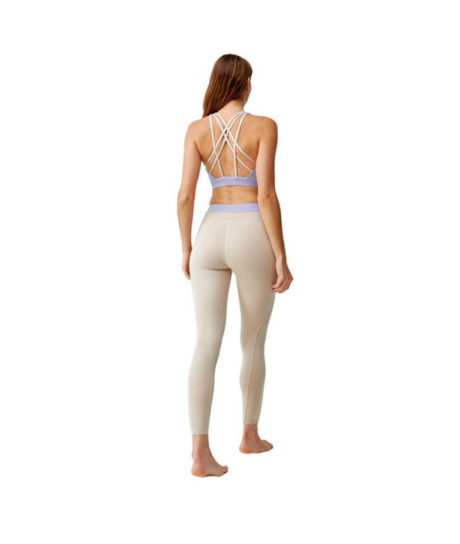 Collants Born Living Yoga Navani Beige/Lavande...