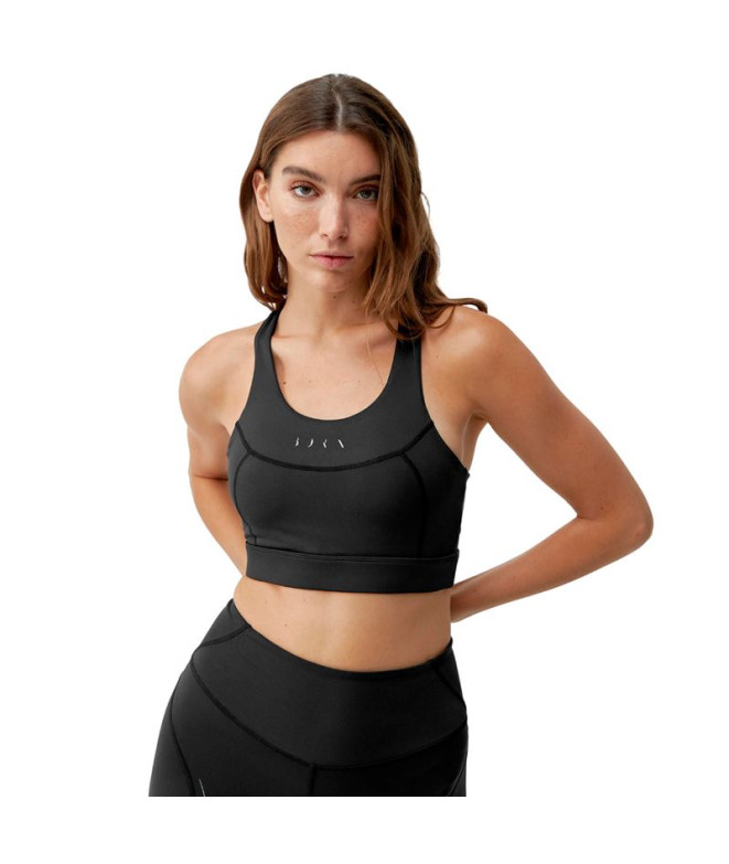 Top Born Living Yoga Becky Negro Mujer