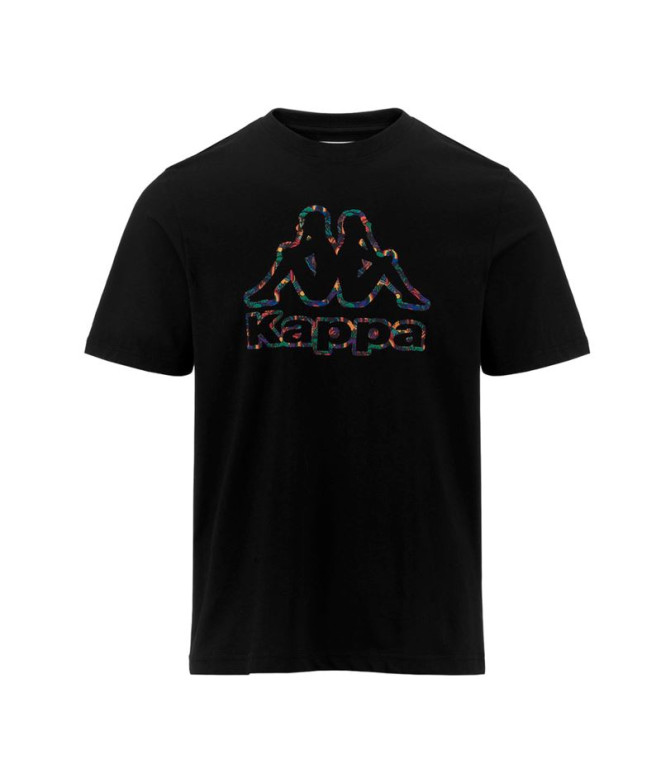 Camiseta Kappa Fario Graphik Negro Hombre