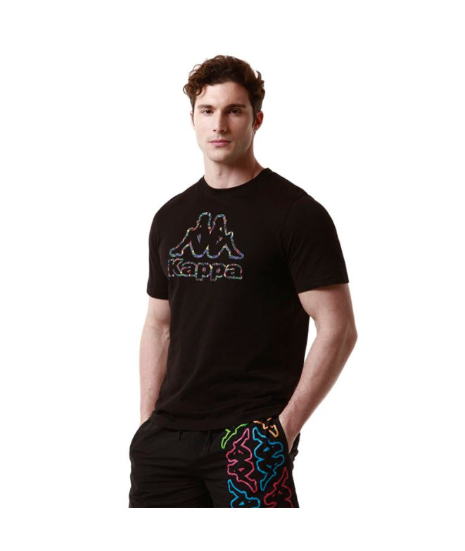 Camiseta Kappa Fario Graphik Preto Homem