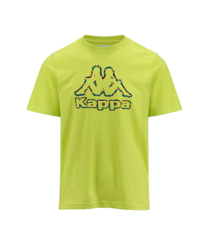 Camiseta Kappa Fario Graphik Amarillo Hombre