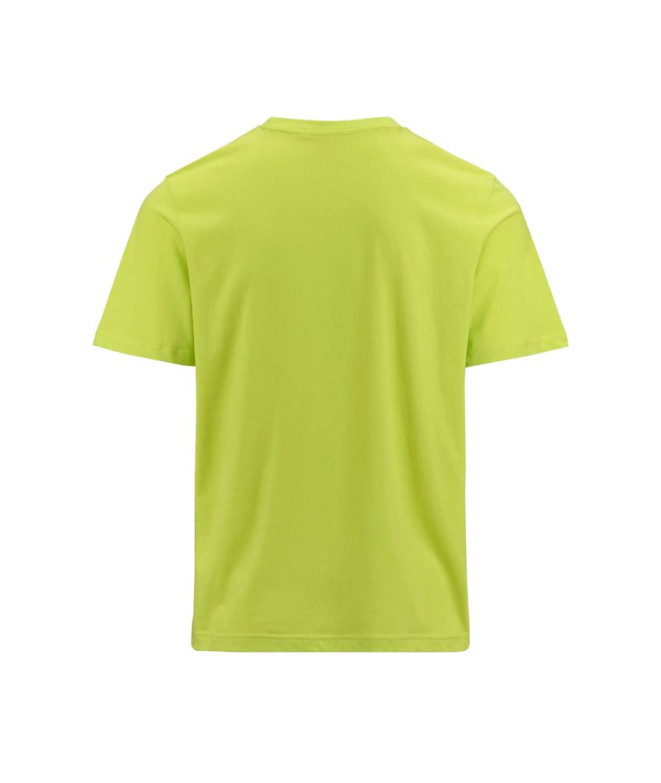 T-shirt Kappa Fario Graphik Jaune Homme