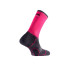Meias de Lurbel Desafio Five Comp Marengo/Fucsia