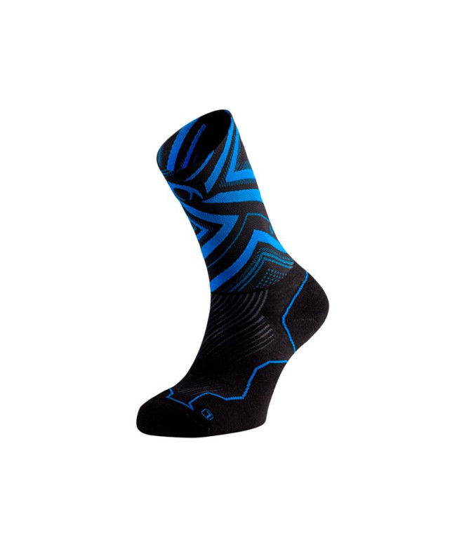 Chaussettes de Lurbel Distance Iti Five Noir/Bleu royal