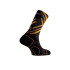 Meias de Lurbel Distance Iti Five Preto/Amarelo Âmbar