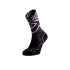Chaussettes de Lurbel Distance Iti Cinq Noir/Lavande