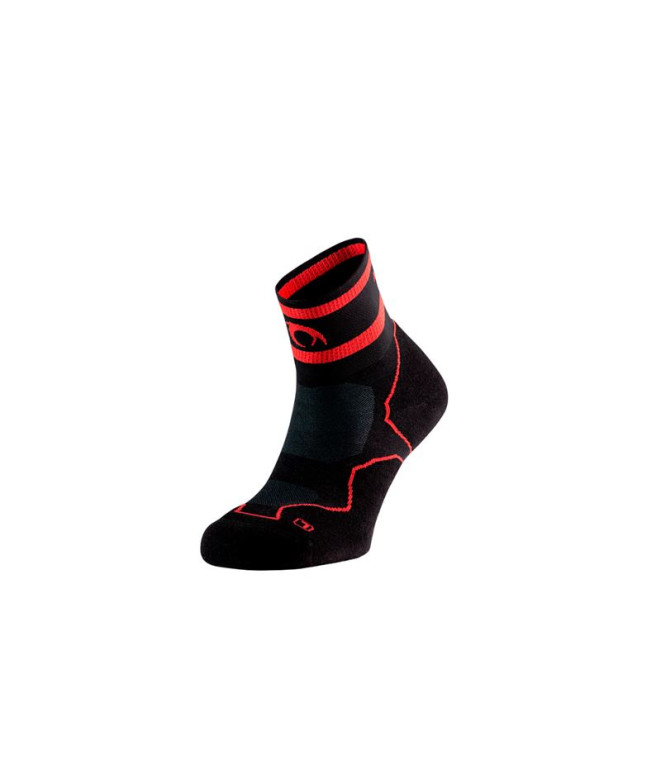 Meias de Lurbel Desafio Spirit Four Preto/Vermelho