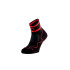 Meias de Lurbel Desafio Spirit Four Preto/Vermelho