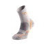 Meias de Lurbel Terra Four Cinza Gelo/Laranja