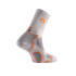 Meias de Lurbel Terra Four Cinza Gelo/Laranja