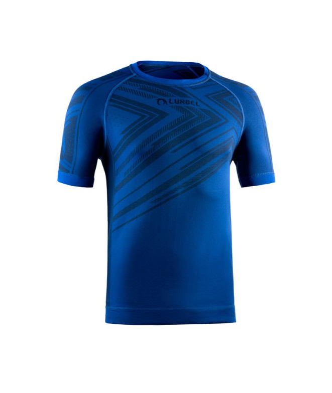 Camiseta from Trail Lurbel Samba Iti Short Sleeves Homem Royal Blue/Black