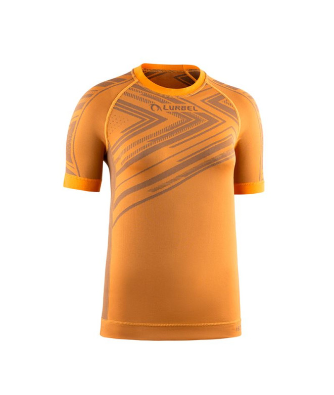 Camiseta de Trail Lurbel Samba Iti Short Sleeves Mujer Amarillo/Marengo